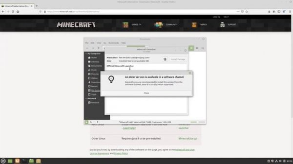 How to install Minecraft on Linux Mint 20