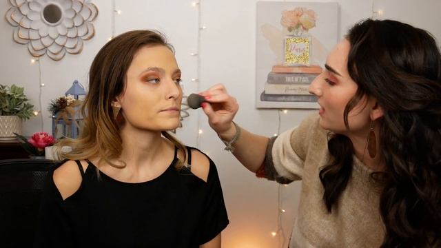 DOING MY OPERA FRIEND'S BRIDAL MAKEUP! || Classic orange makeup look смотреть онлайн