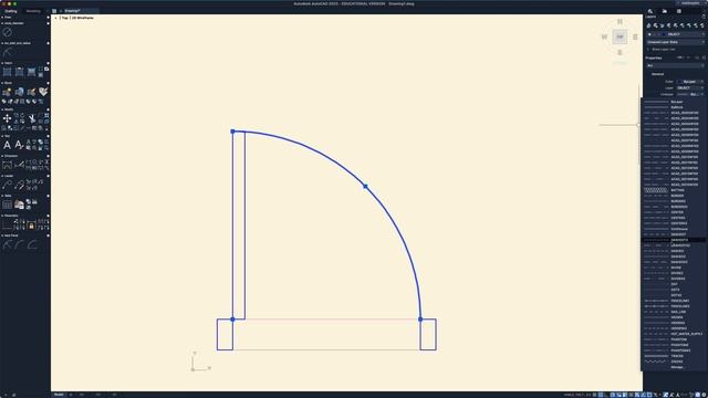 AutoCAD for Mac - Drawing Swing Doors смотреть онлайн