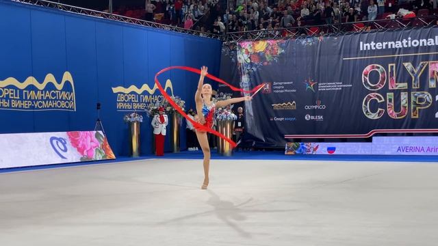 Arina Averina Ribbon AA 23.70 IT Olympico Moscow 2021 смотреть онлайн