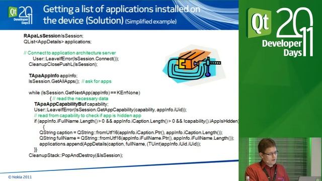 Qt DevDays 2011, Combining Symbian and Qt API's for mobile app development: Tapani Puhakka смотреть онлайн
