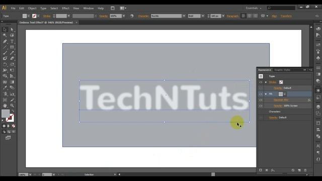 How to create Emboss Text Effect in Adobe Illustrator CS6 tutorial смотреть онлайн