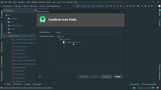 Import Svg To Drawable And Use As Image | Android App Development смотреть онлайн