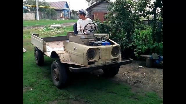 Авто-самоделка с двигателем от мотоблока смотреть онлайн