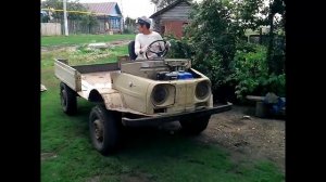 Авто-самоделка с двигателем от мотоблока