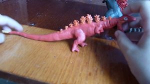 Годзилла 2016 в трех формах из пластилина