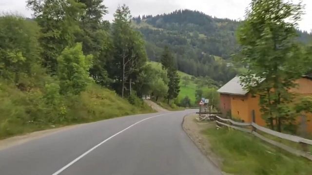Автомобільна дорога в с. Буковець. Івано-Франківська область. смотреть онлайн