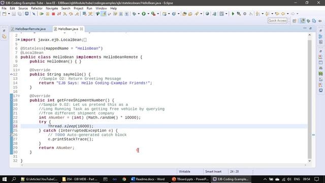 EJB MDB | Part 4 - Create Message Driven Bean MDB | JavaEE EJB JPA Tutorials #54 смотреть онлайн