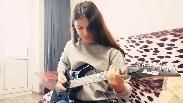 Iron maiden - The trooper (на гитаре) смотреть онлайн