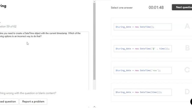 Part 9 of Turing PHP TEST Qtn 48 - 62 смотреть онлайн
