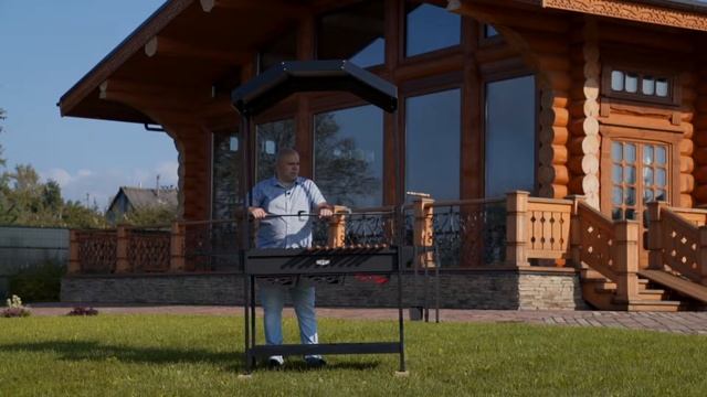 Мангал разборный "Кронос" (Cronos), 4 мм сталь смотреть онлайн