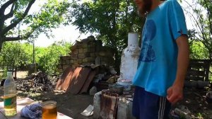 ОТШЕЛЬНИК КУХНЯ. Воздержано-Монахо-Отшельнический суп. Нашел монету Денежка 1852 года