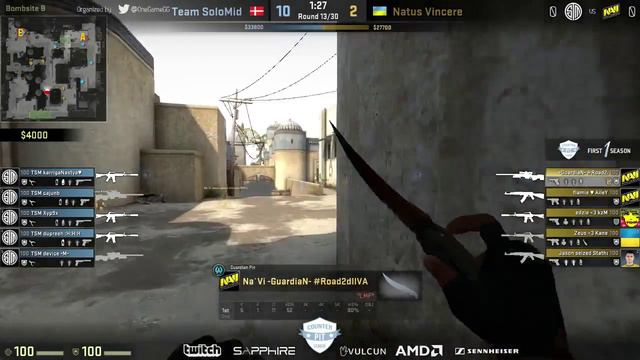 CS:GO NaVi vs TSM - Counter Pit League - map1 dust2 смотреть онлайн