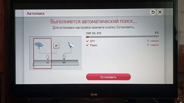 Настройка бесплатных цифровых Т2 каналов на телевизоре LG (старый смарт тв) смотреть онлайн