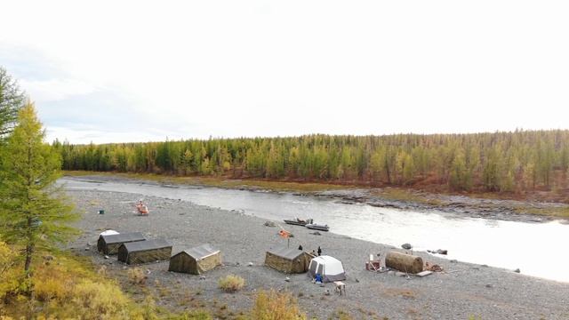 Рыбалка на Плато Путорана. Рыболовный стационарный лагерь смотреть онлайн