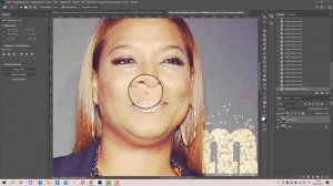 Убираем второй подбородок в Фотошопе