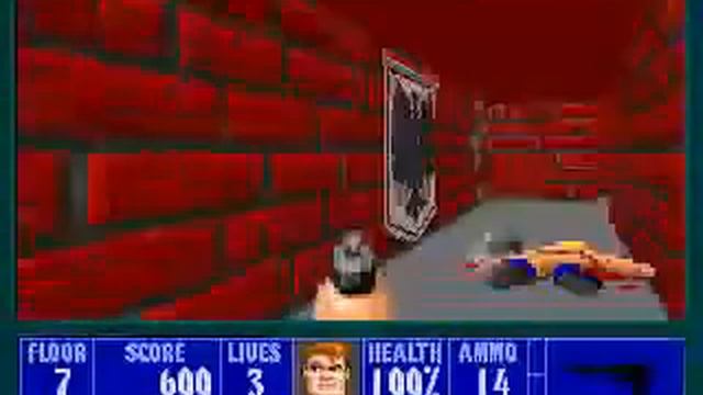 Wolfenstein 3D. Эпизод 4 - A Dark Secret (полное прохождение) смотреть онлайн