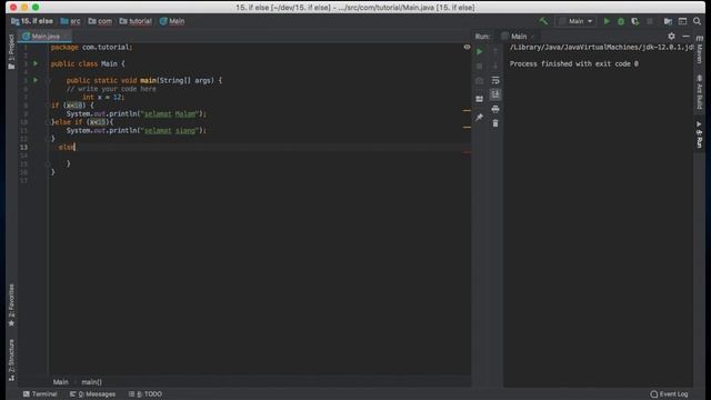 15. Else if Java смотреть онлайн