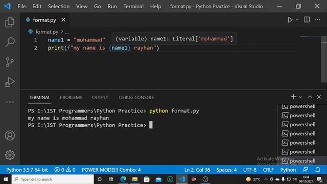 15 - f string in python | python bangla tutorial | 2023 смотреть онлайн