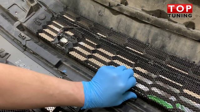 Skoda Kodiaq - сетка в бампер, крышки зеркал и облицовка решетки радиатора смотреть онлайн