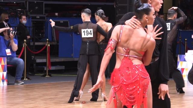 Cha Cha Cha | Zhuravlev Danila - Titkova Daria | 1/8 Russian Championship Youth Latin 2020 смотреть онлайн