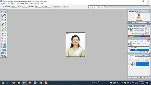 Make Passport Size Photo in photoshop 7 0 in bangla смотреть онлайн
