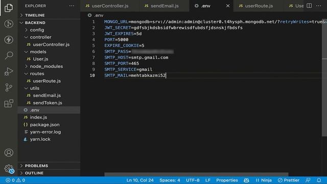 Forget Password and Reset Password with Node Mailer | E-commerce App with MERN Stack #4 смотреть онлайн