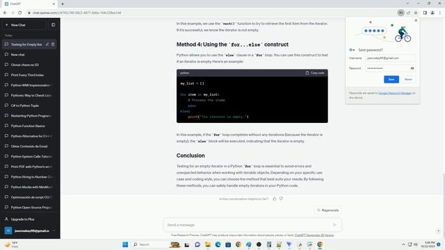Testing for an empty iterator in a Python for loop смотреть онлайн
