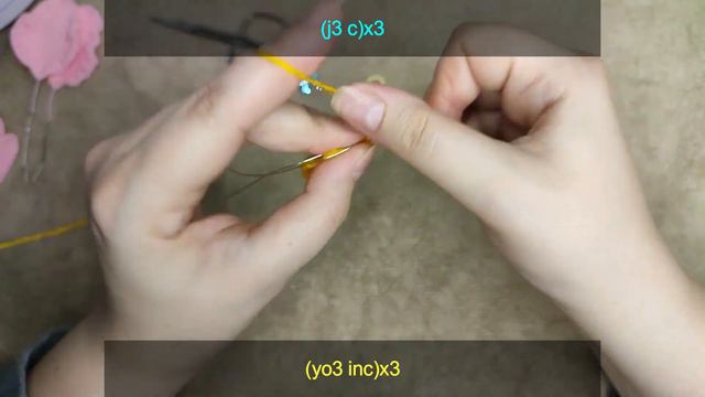 Crochet Cattleya Orchid flower tutorial (ep.1)/Cum crosetam Orhidee Cattleya (ep.1) смотреть онлайн