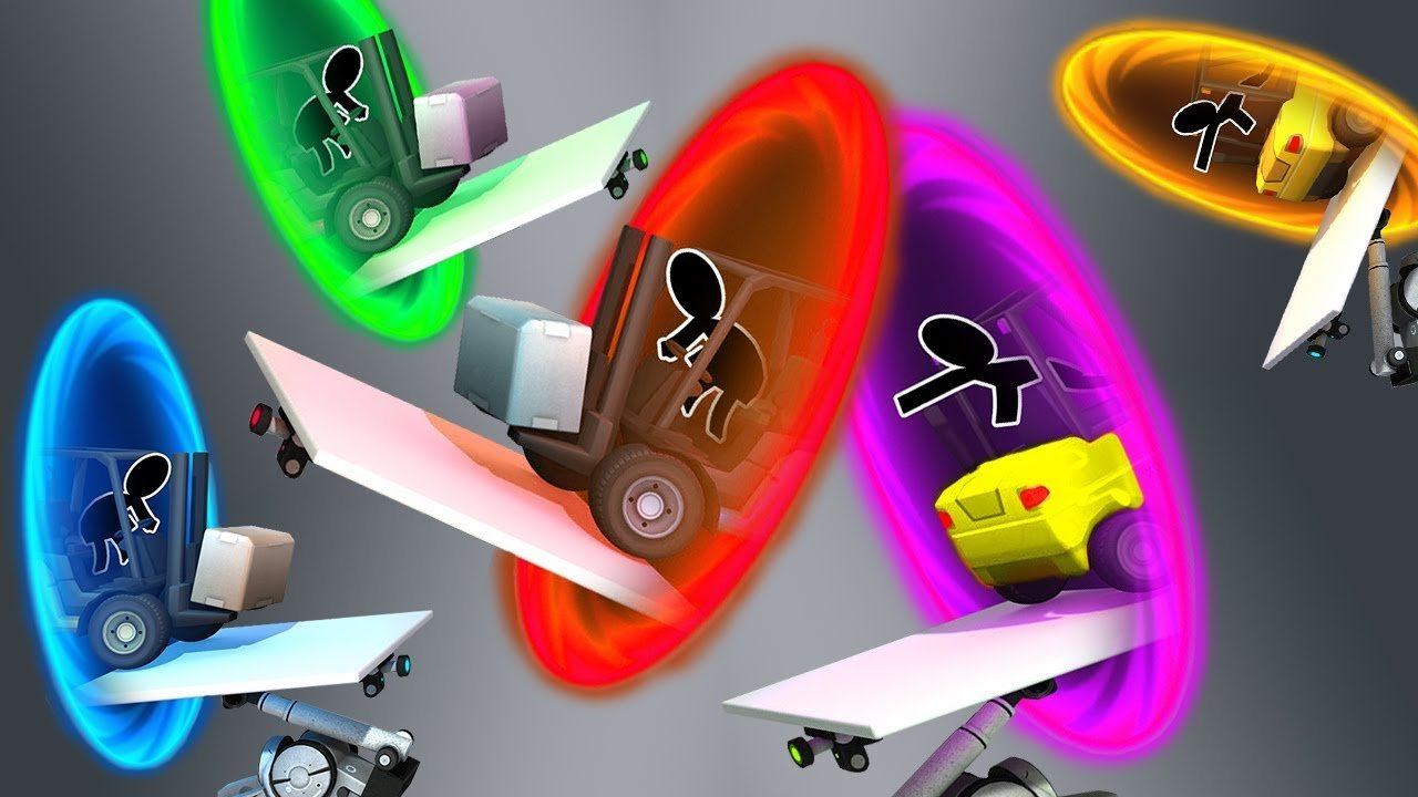 50 ОТТЕНКОВ ПОРТАЛОВ ► Bridge Constructor Portal |7| Прохождение смотреть онлайн