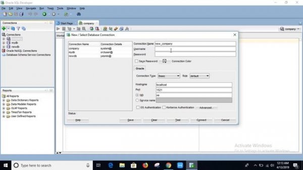 Export and import oracle database table in SQL Developer