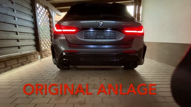 BMW M135 F40 Original Auspuff Vs Remus