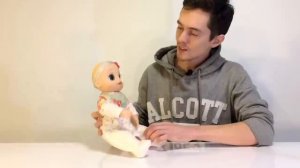 Обзор игрушки Кукла Любимая малютка Baby Alive E2352 Hasbro Real As Can Be Baby Беби Элайв