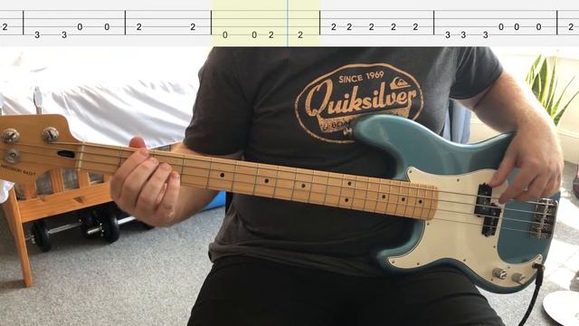 3 Doors Down - Kryptonite (Bass Cover with Tabs) смотреть онлайн