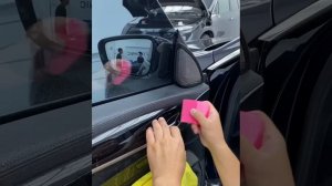 Оклейка салона полиуретановой плёнкой.