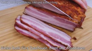 Как приготовить БЕКОН в домашних условиях. Готовьте БЕКОН в духовке!