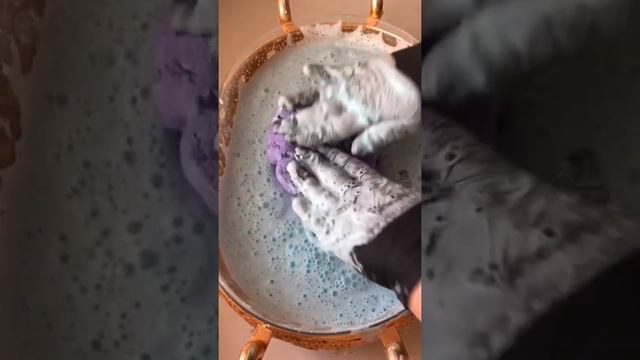 Гель Persil, вода и порошок, Asmr