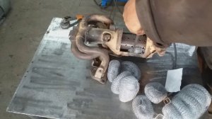 Изготовление пламегасителя после удаления катализатора