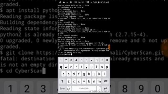 How to install CyberScan on termux andriod смотреть онлайн