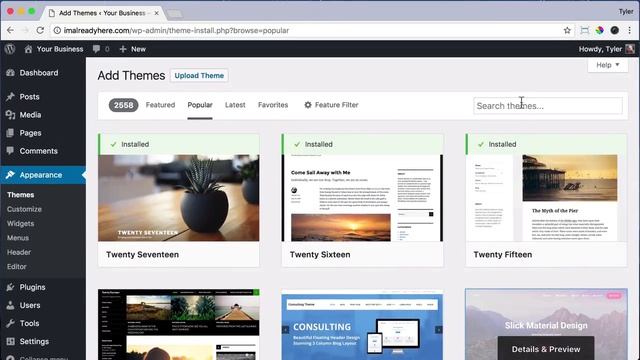 How To Install a WordPress Theme #10 смотреть онлайн
