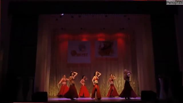 Восточный танец. Старшая группа. Шоу-табла. смотреть онлайн