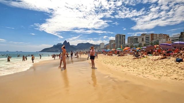 🇧🇷 IPANEMA BEACH SUMMER IN RIO 2023 4K ⁶⁰ | BRAZIL, RIO 40 DEGREES смотреть онлайн