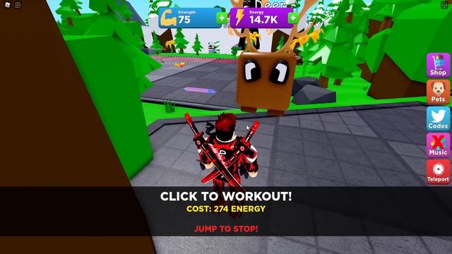 СУПЕР БАГ НА ПРОКАЧКУ В ЭВОЛЮЦИИ КАЧКА Super Strong Simulator ROBLOX смотреть онлайн