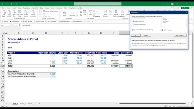 Solving Business Problems with the Excel Solver Add-In смотреть онлайн