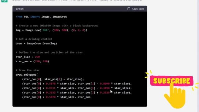 How to draw star using python смотреть онлайн
