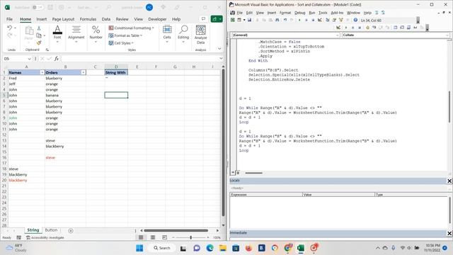 String Like Data With VBA смотреть онлайн