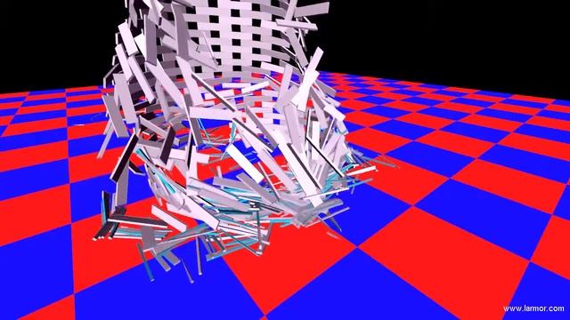 Demos of Larmor-Physx and LarmorVoronoi shatter C++ API смотреть онлайн