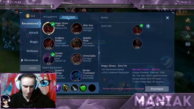 Гайд на Сабера Mobile Legends в роум от Maniak. В исполнении игрока из "Rekt Flava" (2023) смотреть онлайн