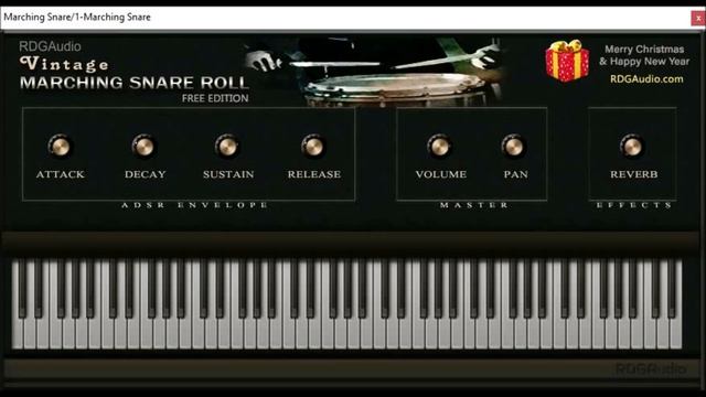 Vintage Marching snare Roll Fee Edition by RDG Audio 64-bit Free VST Plugins смотреть онлайн