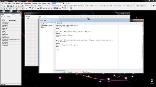 FoToN-Delphi урок №1 смотреть онлайн